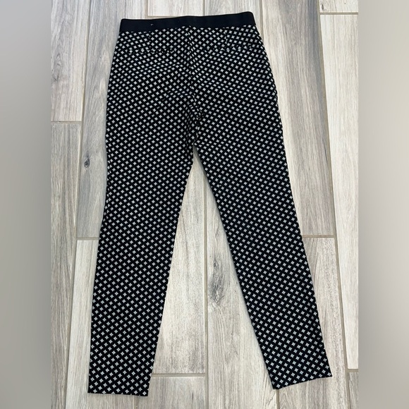 Maurices Black and White Elastic Waist Pants Size M - Picture 9 of 10